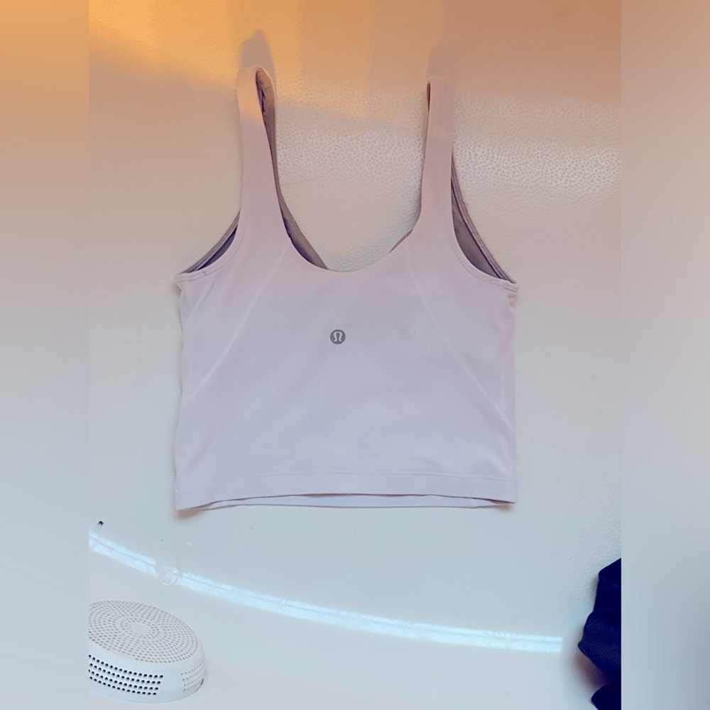 lululemon athletica Lavender Scoop-Neck Cropped Tank